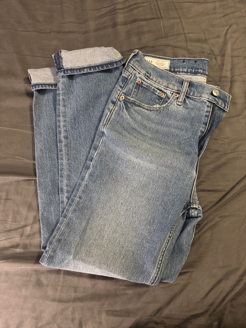 GAP Light Blue Straight Leg Women’s Jeans - Picture 1 of 6